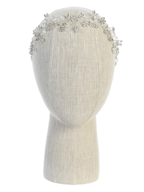 Tip Top Kids Girls Multi Color Sparkling Rhinestone Floral Headpiece - SophiasStyle.com